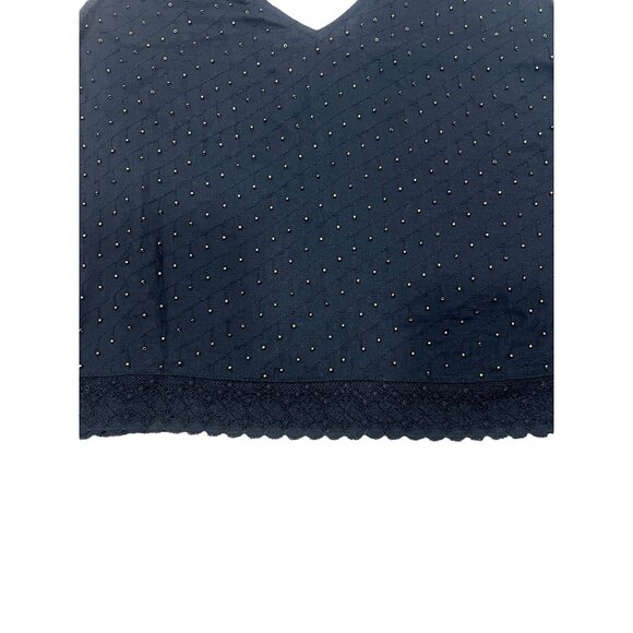Free People Bright Lights Cami Top Black Size S NWT OB1068264 $68 Beaded Blouse - Picture 10 of 14